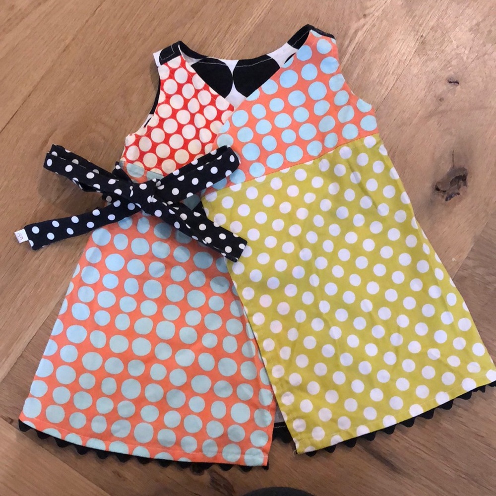 Boutique baby wrap dress 6-12 months